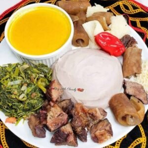 Achu and Yellow Soup