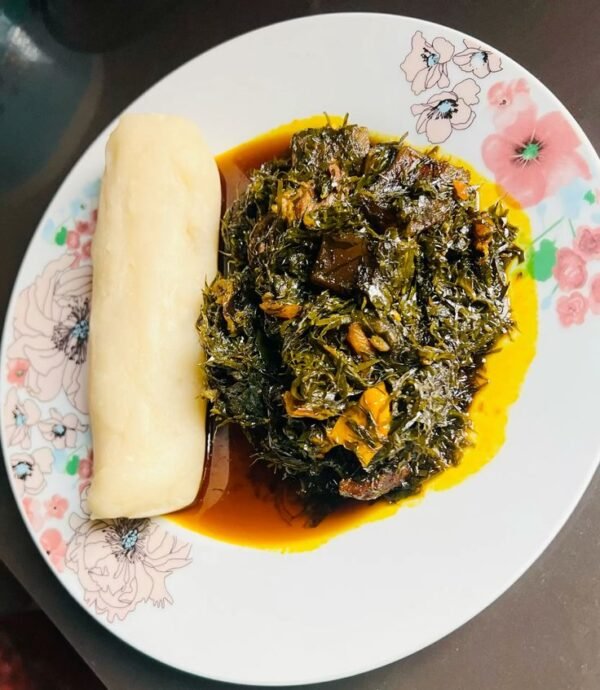 Eru with Water Fufu
