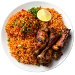 Jollof Rice with Grilled Chicken