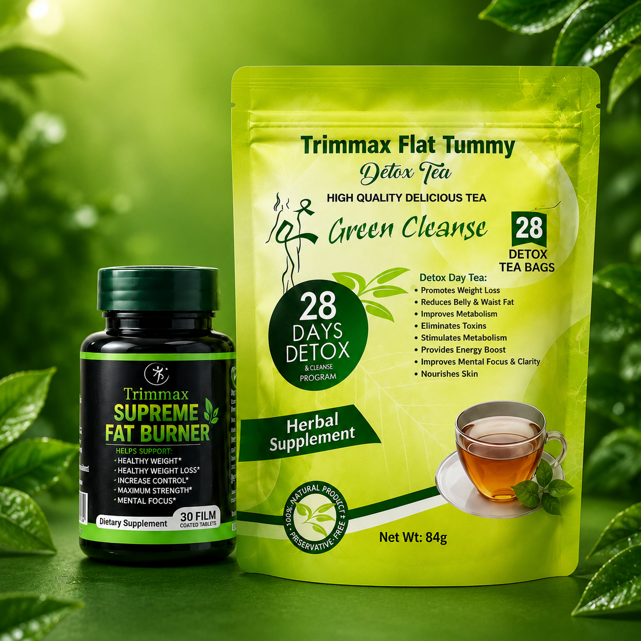 Green Cleanse Wellness Duo